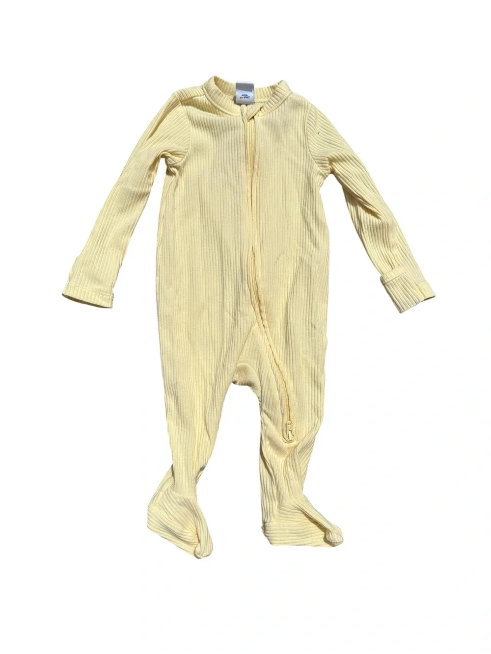 Old Navy lot of 4 footed zip closure sleeper pajamas size 0-3 months